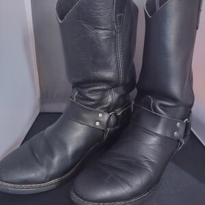 Black Leather Boots